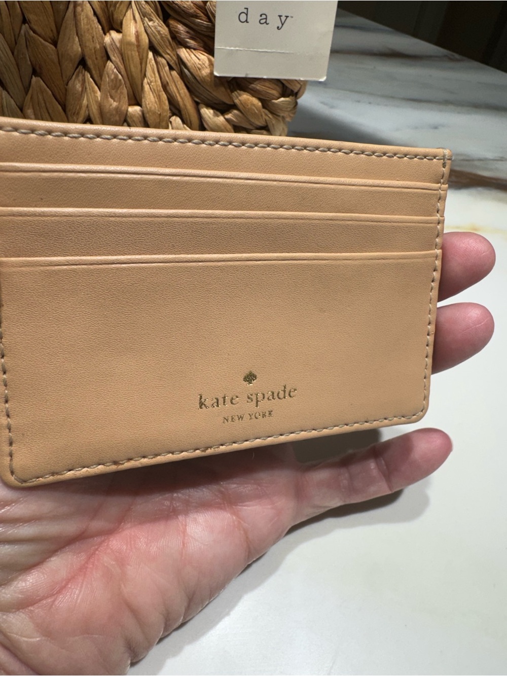 Kate Spade CC wallet and A new day Woven Straw Crossbody  NWT - Picture 8 of 10